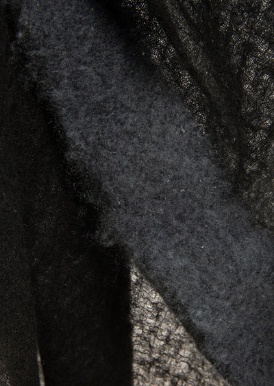 G.SOUFFLE SEMI FELTED W/FELTING Black Felting Charcoal