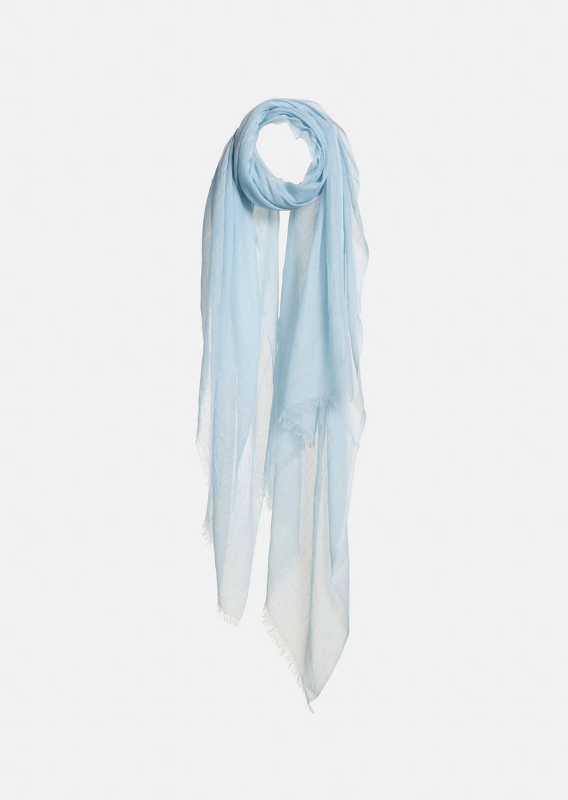 Light blue veil shawl